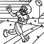 Malvorlage American Football