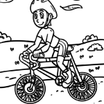 Malvorlage Fahrrad