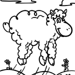 Malvorlage Schaf