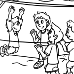 Malvorlage Volleyball