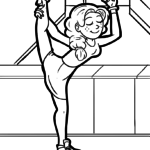 Malvorlage Eiskunstlaufen