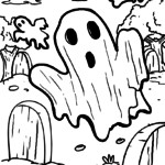 Malvorlage Geist / Gespenst Malvorlage Geist
