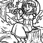 Malvorlage Prinzessin