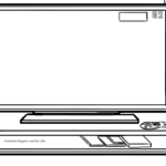 Malvorlage Fernseher