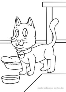Malvorlage Katze