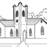 Malvorlage Kirche
