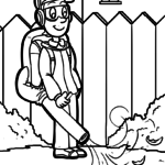 Malvorlage Laubbläser