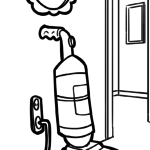 Malvorlage Staubsauger