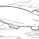 Malvorlage Luftschiff