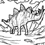 Ausmalbilder Dinosaurier