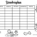 Stundenplan Hunde