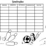 Stundenplan Sport