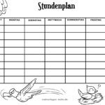 Stundenplan Vögel