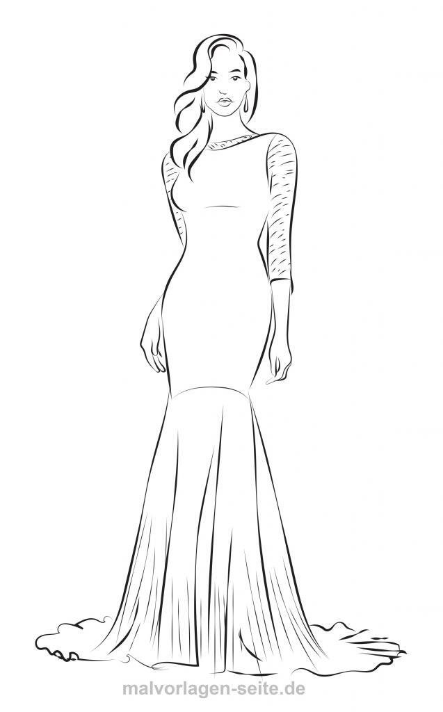 Ausmalbilder Mode, Design und Models Fashion Design für Ausmalbilder Mode, Design und Models Fashion Design für