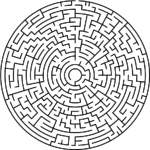 Labyrinth für Erwachsene zum Ausdrucken