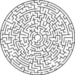 Labyrinth für Erwachsene zum Ausdrucken