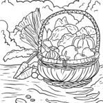 Malvorlage Bauernhof Ernte