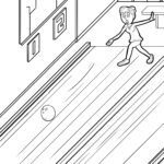 Malvorlage Bowling