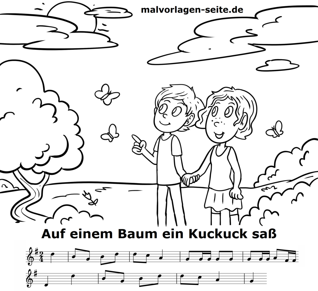 Noten und Texte von Kinderliedern Kostenlos zum Download