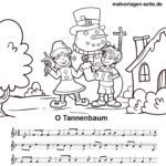 Noten und Text O Tannenbaum