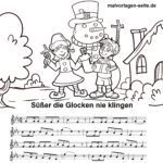 Noten und Text Süßer die Glocken nie klingen