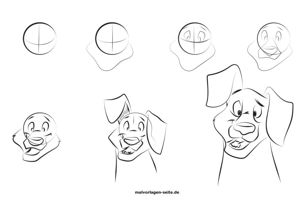 Ausmalbilder Hunde Kostenlos Herunterladen Und Ausmalen