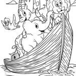 Malvorlage Religion - Arche Noah Malvorlage Arche Noah