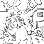 Malvorlage Silvester / Neujahr Malvorlage Silvester & Neujahr