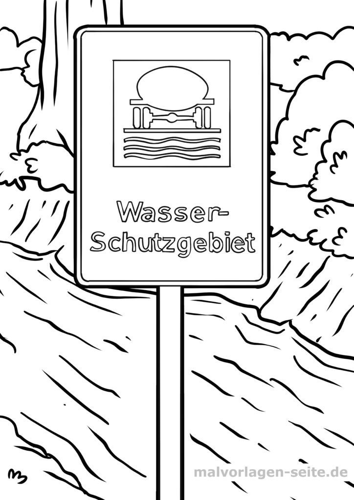 Verkehrszeichen Wasserschutzgebiet Malvorlage Kostenlose Verkehrszeichen Wasserschutzgebiet Malvorlage Kostenlose