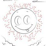 Punkt zu Punkt Bild - Sonne