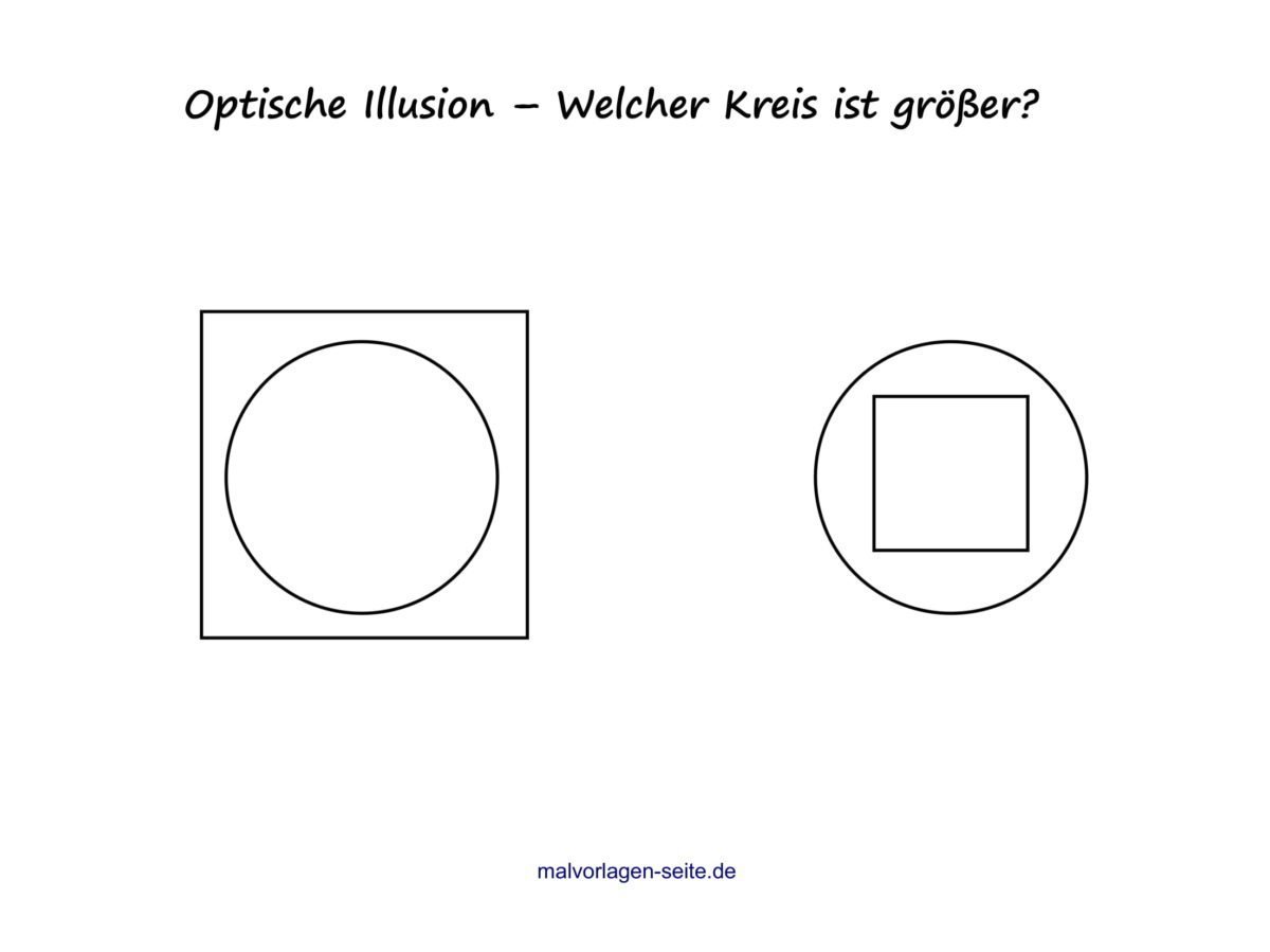Optische Täuschung - Kreise