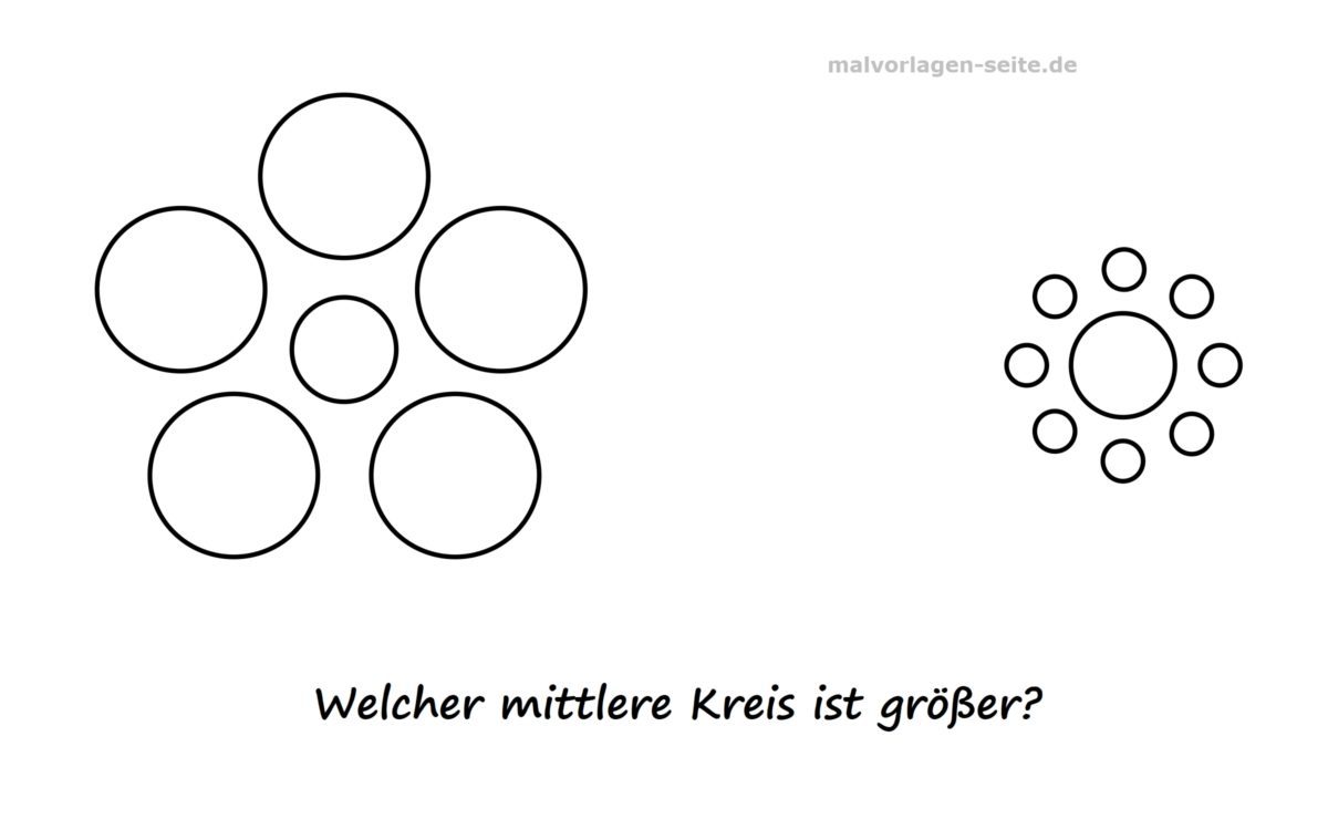 Optische Täuschung – Kreis