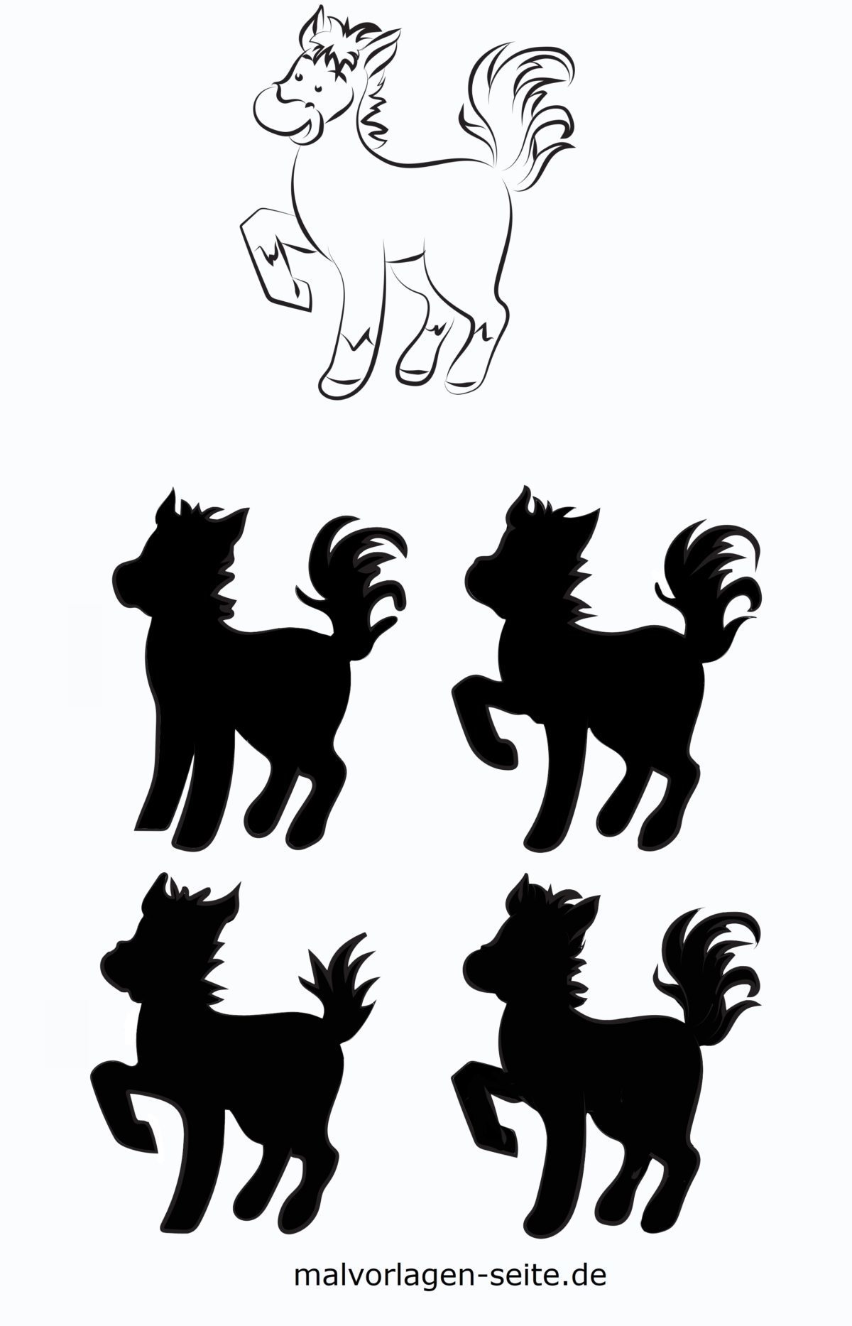 Schatten Rätsel für Kinder - Tiere