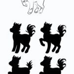 Schatten Rätsel für Kinder - Tiere