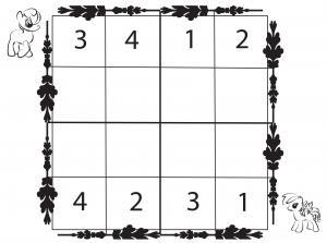 Sudoku für Kinder 4x4