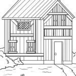 Malvorlage Fachwerkhaus