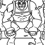 Malvorlage Superheld