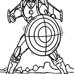 Malvorlage Superheld