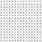 Buchstabenrätsel / Wortgitter Polizei