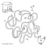 Labyrinth für Kinder – Finde den Weg