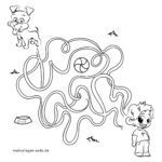 Labyrinth für Kinder – Finde den Weg