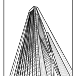 Malvorlage Hochhaus | Gebäude Malvorlage Hochhaus