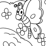 Malvorlage Schmetterling