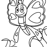 Malvorlage Schmetterling