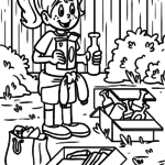 Malvorlage Mülltrennung