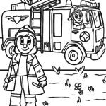 Malvorlage Feuerwehrauto