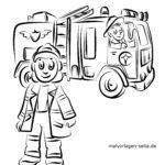 Malvorlage Feuerwehr Malvorlage Feuerwehr