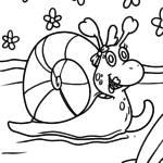 Malvorlage Schnecke