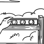 Malvorlage Werkzeug - Wasserwaage