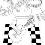 Malvorlage Schachfigur Turm